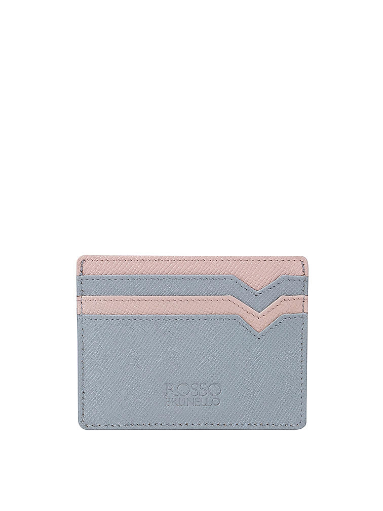 Grey Saffiano Card Case
